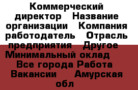 Коммерческий директор › Название организации ­ Компания-работодатель › Отрасль предприятия ­ Другое › Минимальный оклад ­ 1 - Все города Работа » Вакансии   . Амурская обл.